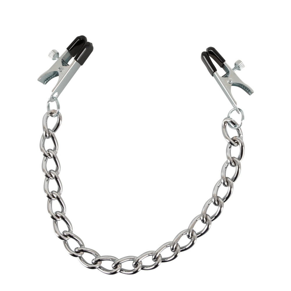Chain With Clamps Brystvorteklemmer fra Bad Kitty