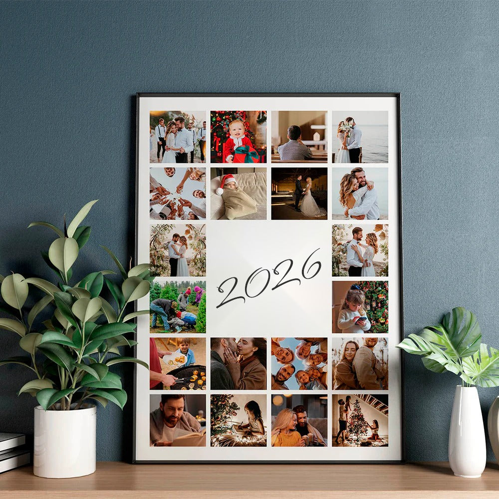 Collage Prints   20 Billeder   Med Tekst fra Dinfotobog.dk