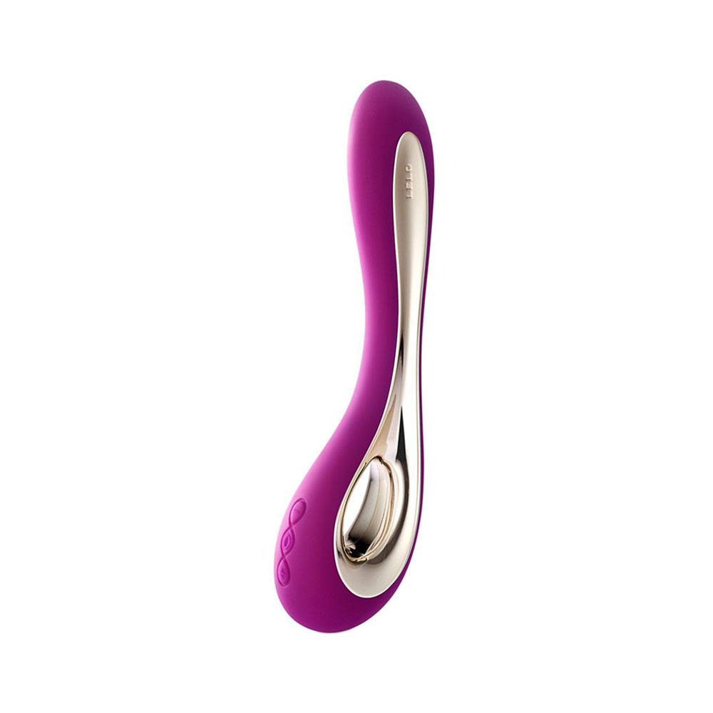 Luksuriøs Isla Dildo Vibrator Rosa fra Lelo - G-punkts Fokus