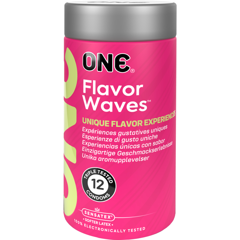 â® Flavor Waves Kondomer, 12 Stk. fra One